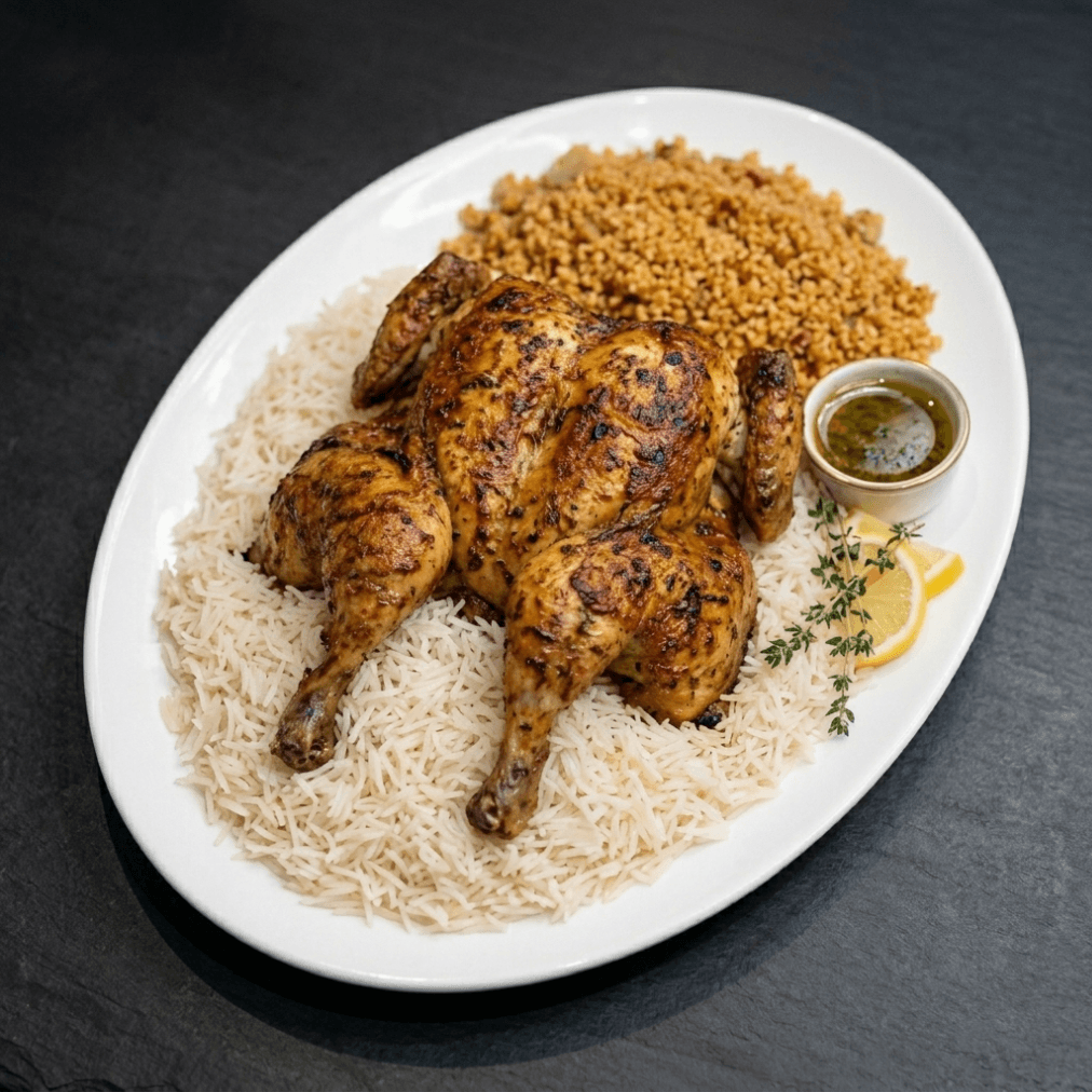 Whole chicken Grilled on Charcoal