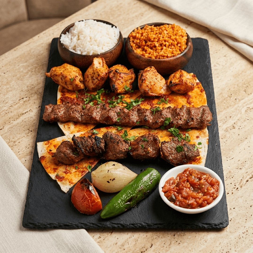 Oasis Flame – Mixed Grill For 1