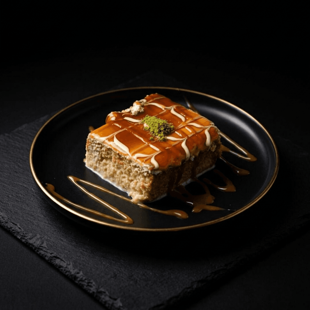 Caramel tres leches cake
