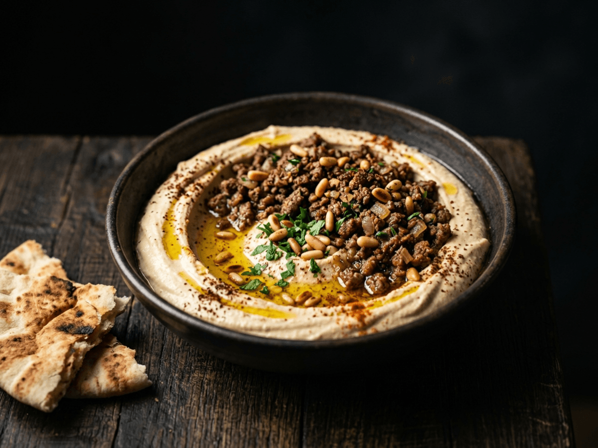 Hummus with Meat